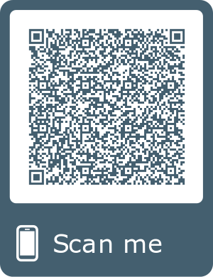 Сканируйте QR код телефоном, чтобы добавить в контакты vCard визитку